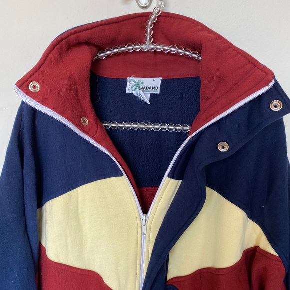 Large Haband grandpa color blocking sweatshirt - Picture 4 of 7